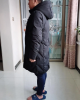 Winter new thickened medium-length down jacket